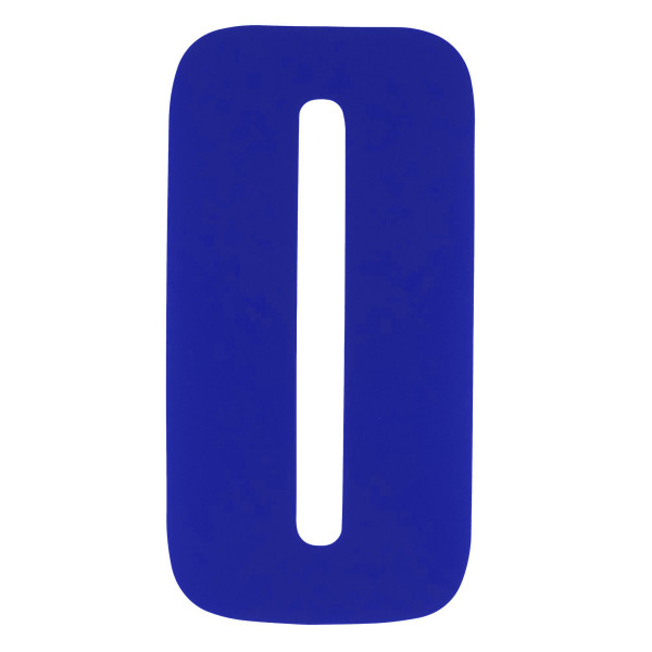 bike it Bike it 6 inch race numbers blue - #0